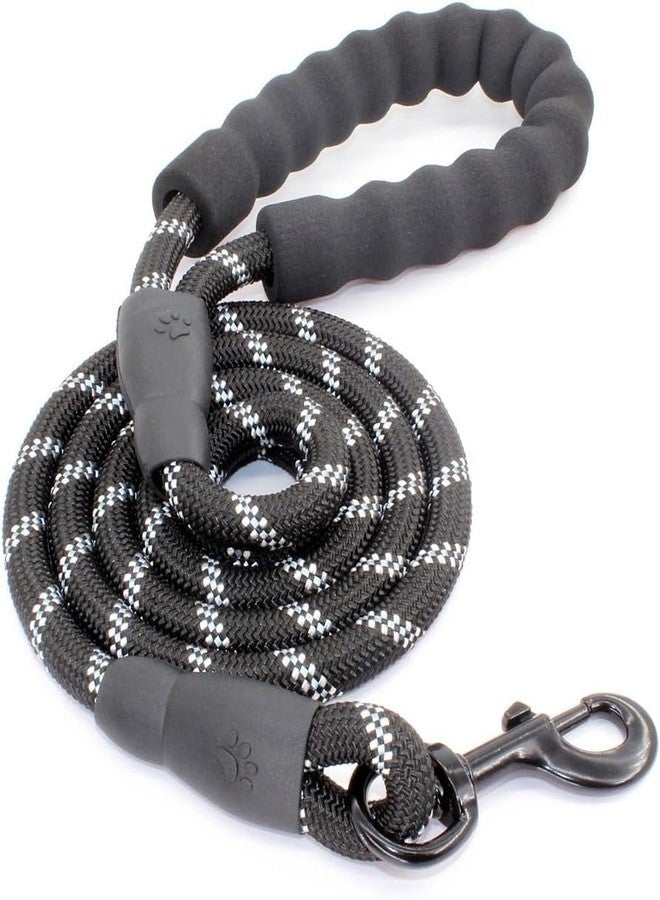 Orrda Stylish Nylon Rope Dog Cord Training Leash | Dog Leash 4 FT Thick Durable Rope Comfortable Padded Handle Reflective Rope Dog Leash for Medium Large Dogs (Multicolor) - Image 1